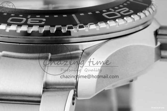 0122 EasyCare Seamaster 6000M Ultra Deep SS SBF 1:1 Best Edition Deep Blue Dial on SS Bracelet A8912 Super Clone 7816